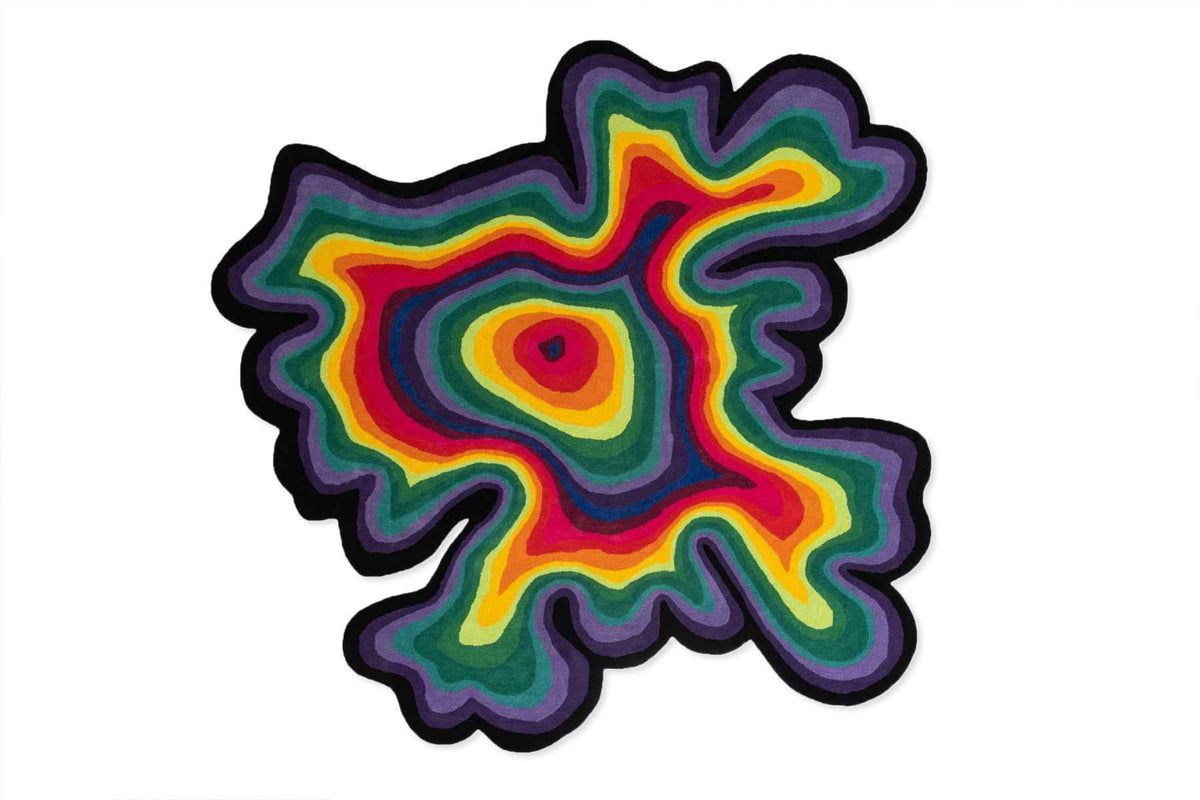 Paint Melts Radiant Rug | Modern Pastel Handmade Rug | Beyond Rugs