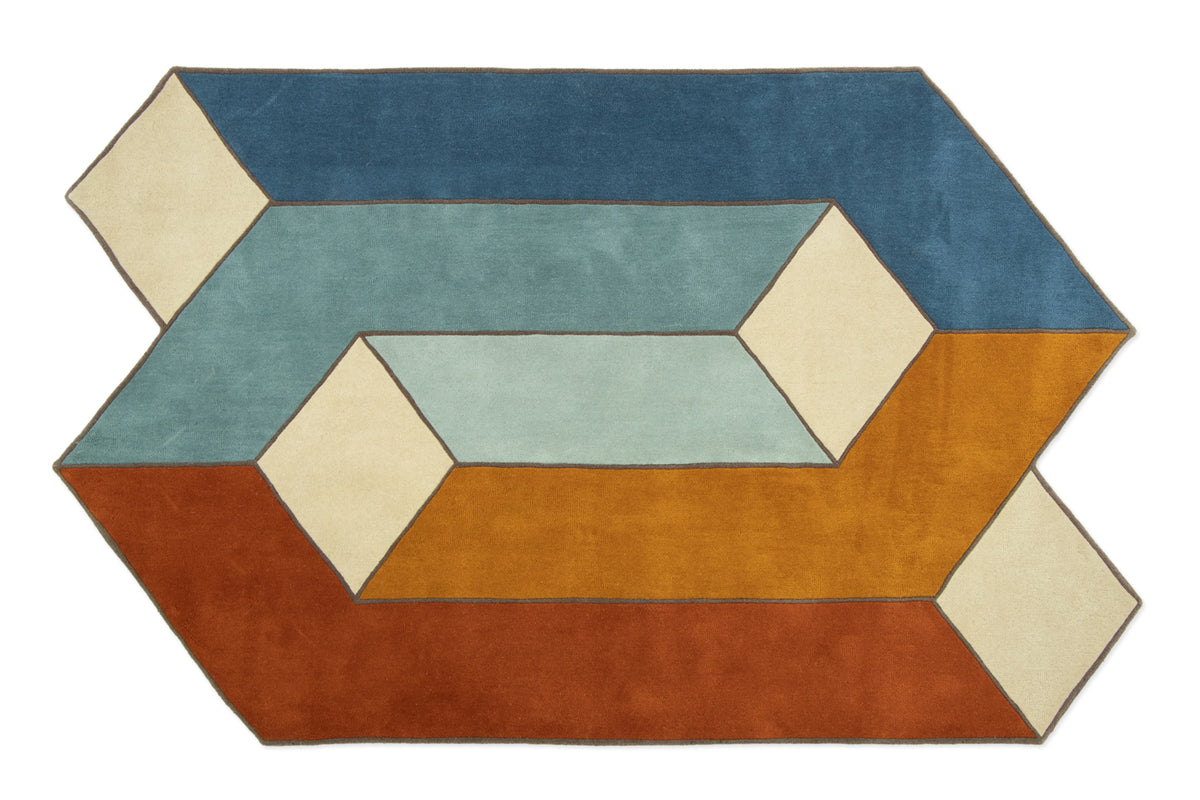 Octane Rug – Dynamic Geometric Wool Rug | Beyond Rugs