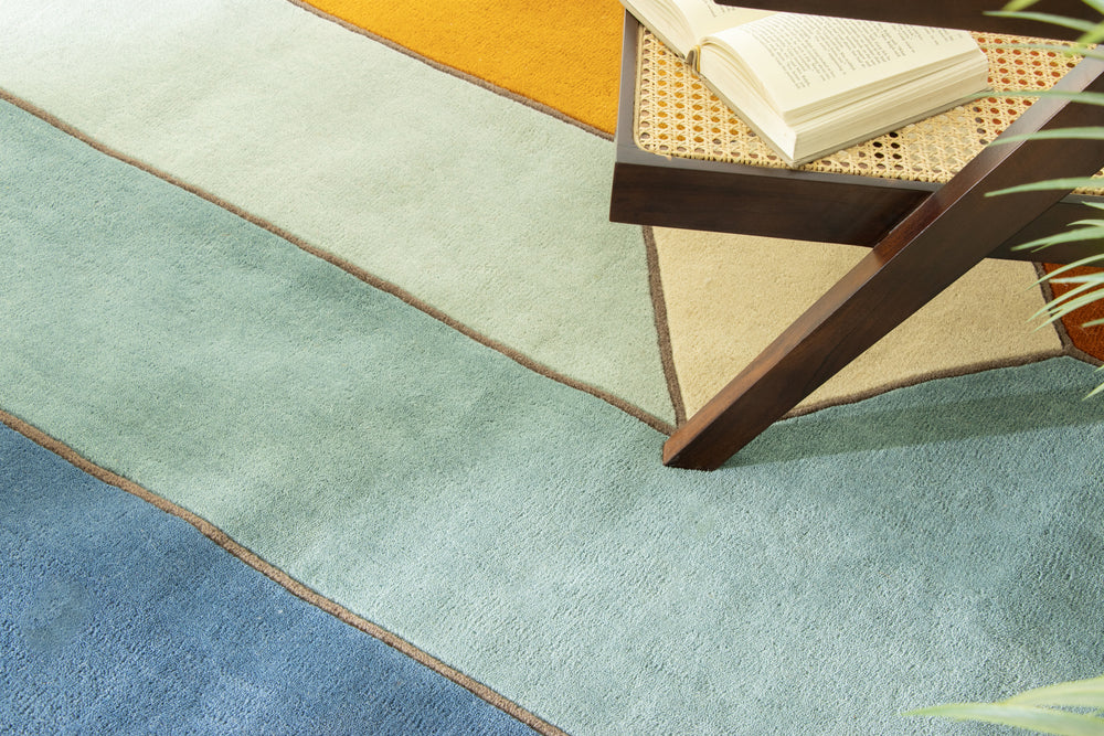 Octane Rug – Dynamic Geometric Wool Rug | Beyond Rugs