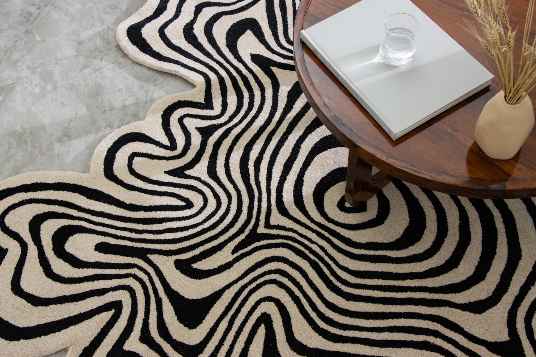 Splash collection Paint Melt rug in New Zealand wool blend | Beyond Rugs