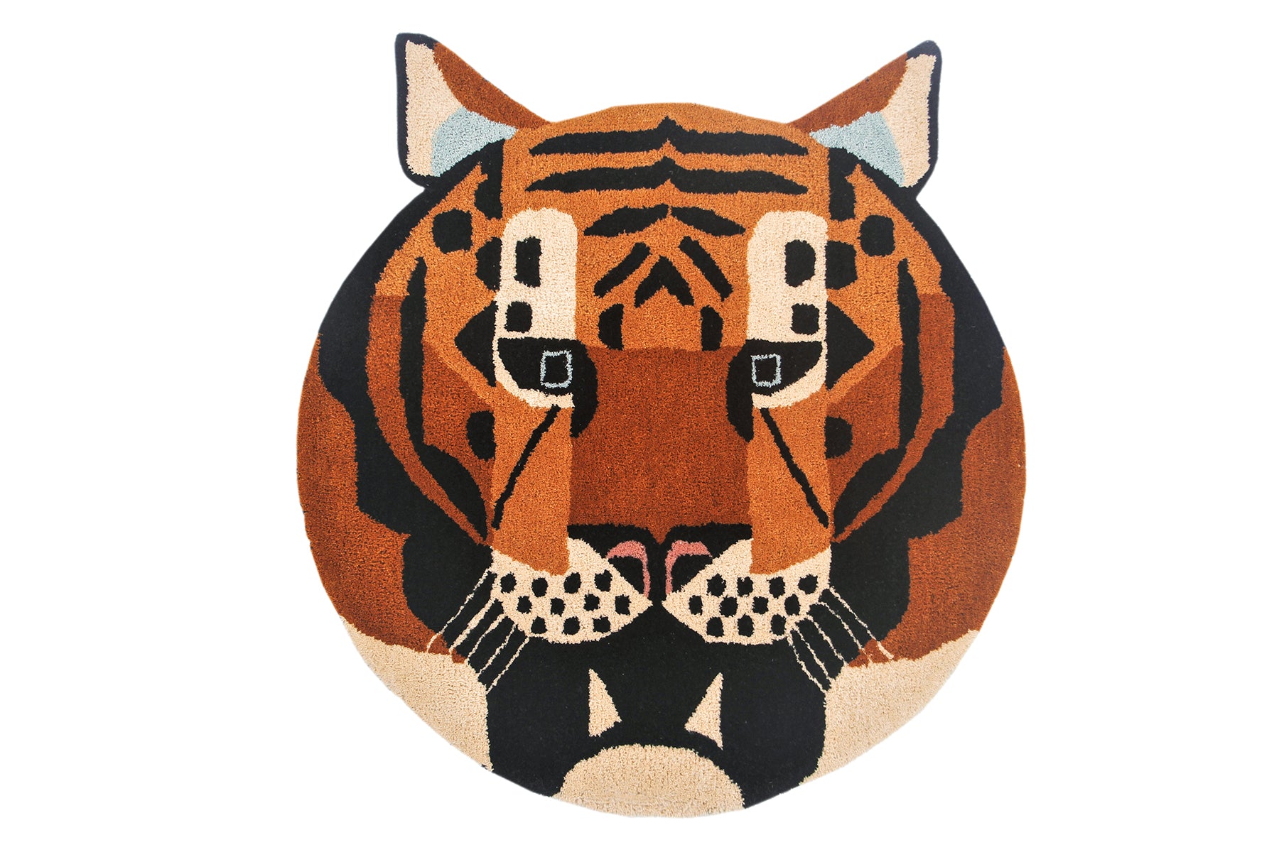 Tiger Head Rug – Fierce Animal Wool Rug | Beyond Rugs