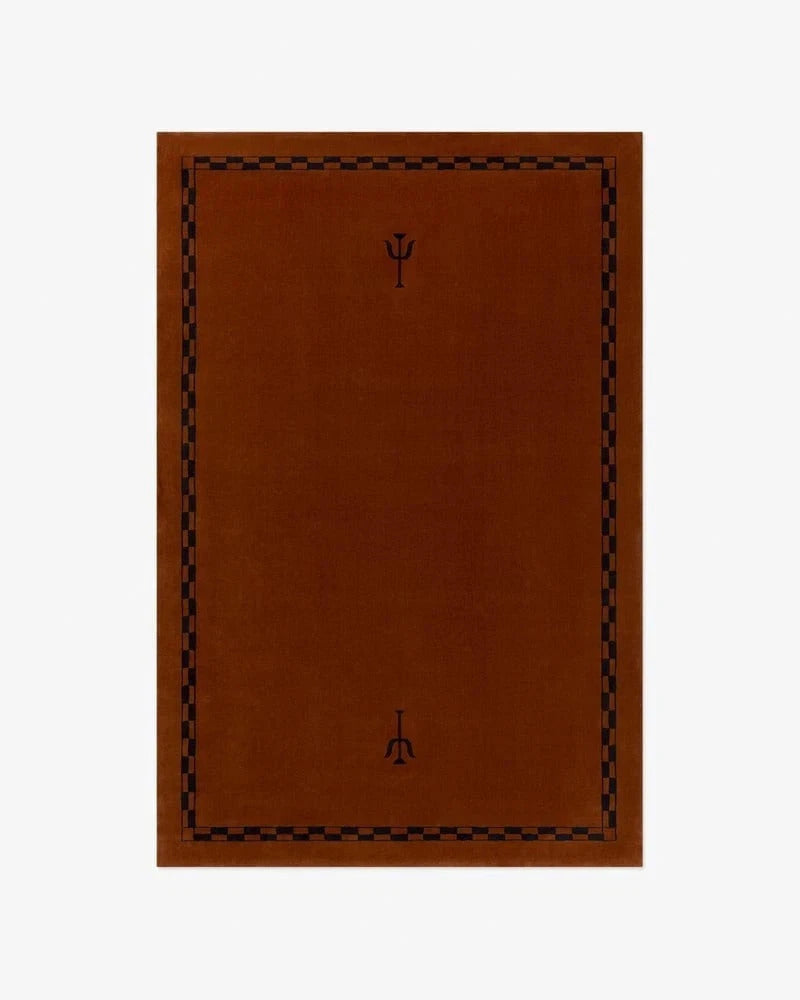 CUSTOM - Grace 01, Burgundy, 6x9 Ft Size, Hand Tufted NZ Wool Area Rug